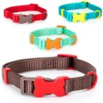 Bild von Nobleza Materiaal: Nylon Kleur: Keuze uit, Blauw, Rood, Groen, Bruin Voor: Honden Puppyhalsband met kliksluiting M