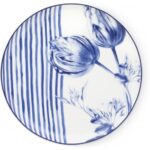 Bild von Heinen Delfts Blauw Dinerbord Tulp & Strepen