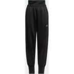 Bild von adidas Winter Glam Fleece Loose Broek Black / Matt Purple Met. 128,140,152,164,170 Kinderen