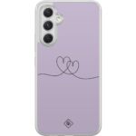 Bild von Casimoda Samsung Galaxy A54 hybride hoesje – Hart lila