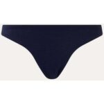 Bild von JETS Australia Isla bikinislip met ribstructuur – Donkerblauw