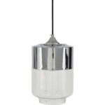 Bild von Safaary – Hanglamp Chroom Helder Glas CosmoØ 18 x 30cm