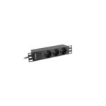 Bild von Lanberg PDU-03F-0200-BK energiedistributie 3 AC-uitgang(en) 1U Zwart