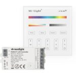Bild von LedstripKoning Milight touch wandpaneel 230v & 4-zone controller voor RGBWW led strips – complete set