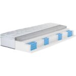 Bild von BeCo Boxspringmatras met pocketveringkern en comfortschuim topper Royal Flex (Stevig (H3), 80 x 200 cm)